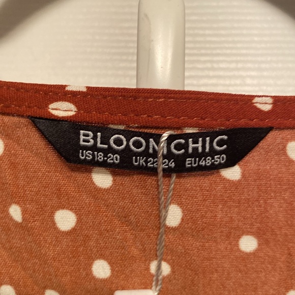 Brand New BloomChic Rust Sleeveless Dress…size 18-20 - Picture 3 of 5